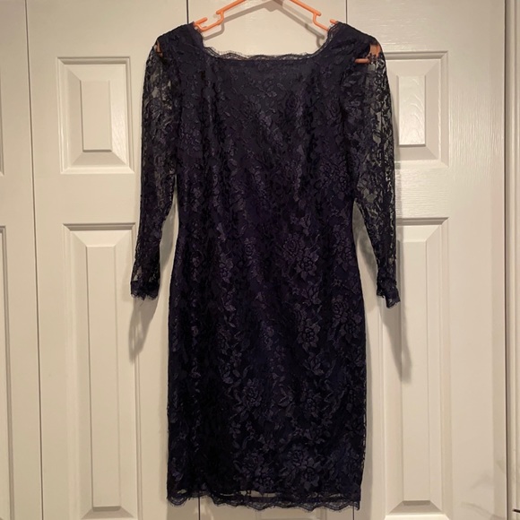 Simply Liliana Dresses & Skirts - Navy Blue Lace Dress